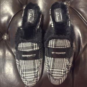 Chic Black and White Women's Loafers